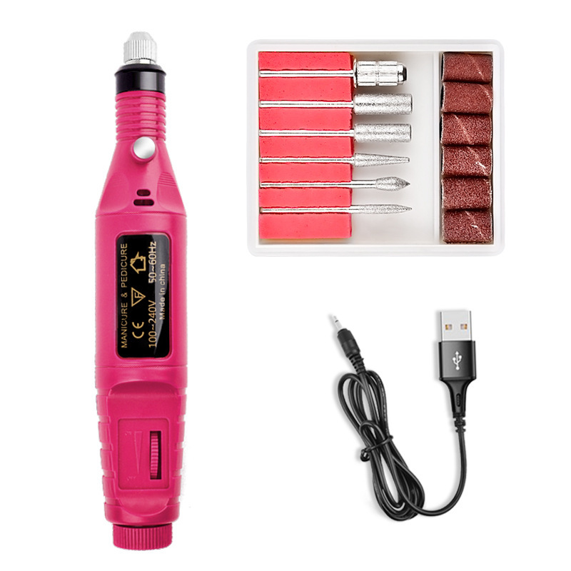 rose red electric nail drill pen